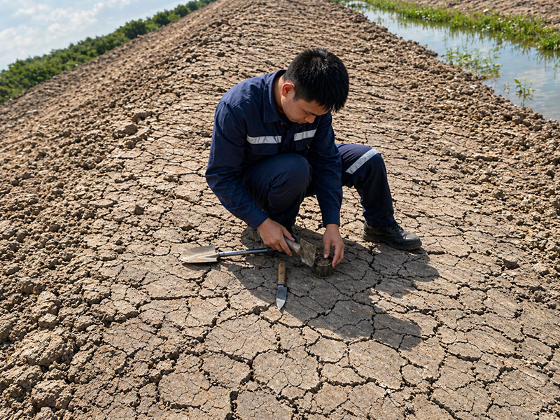 Lấy mẫu vật liệu tại công trình