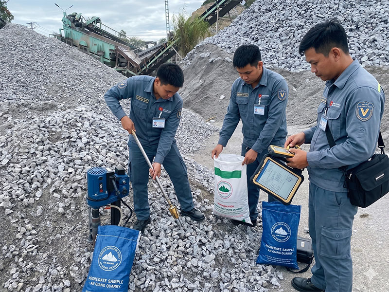 Kiểm tra vật liệu tại công trình