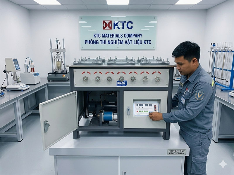 Máy thử thấm bê tông